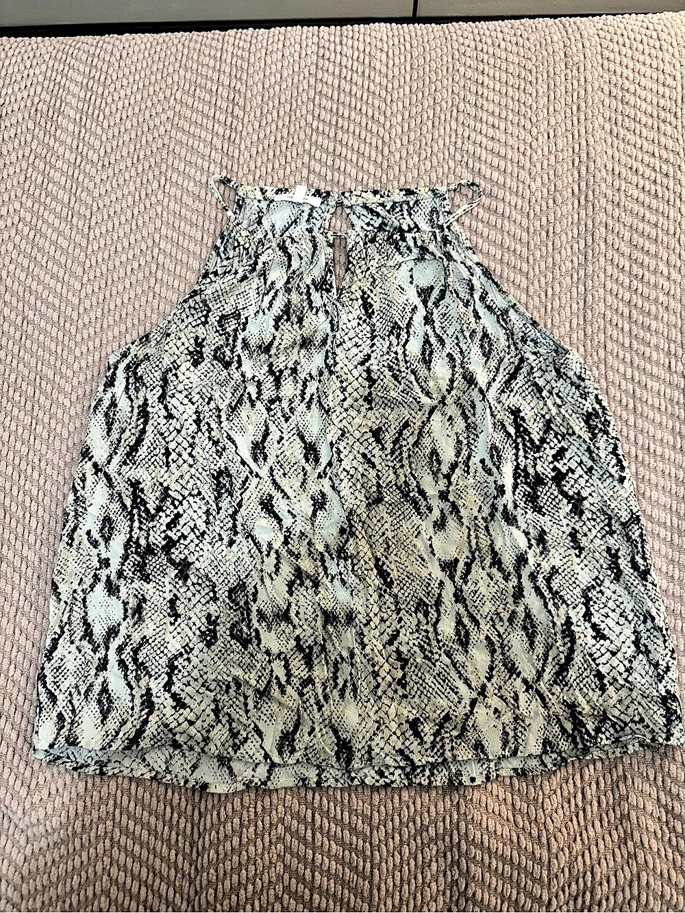 Maurices Snake Print Halter Tank Top